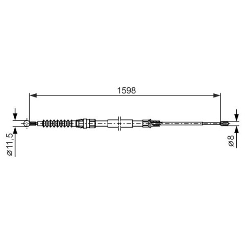 BOSCH - 1 987 482 379 - El Freni Teli
