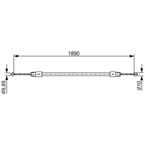 BOSCH - 1 987 482 444 - El Freni Teli