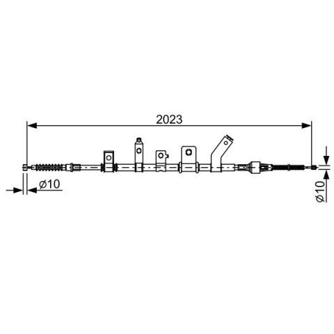 BOSCH - 1 987 482 515 - El Freni Teli