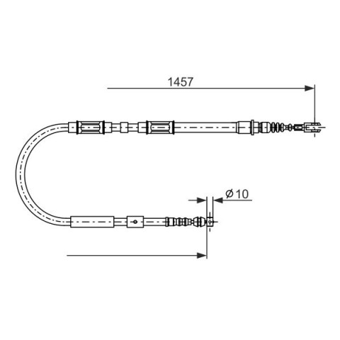 BOSCH - 1 987 482 900 - El Freni Teli