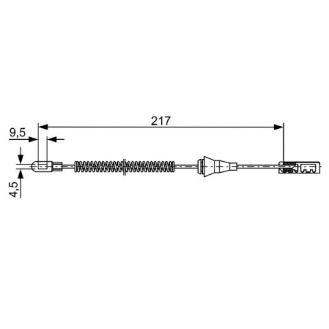 BOSCH - 1 987 482 461 - El Freni Teli