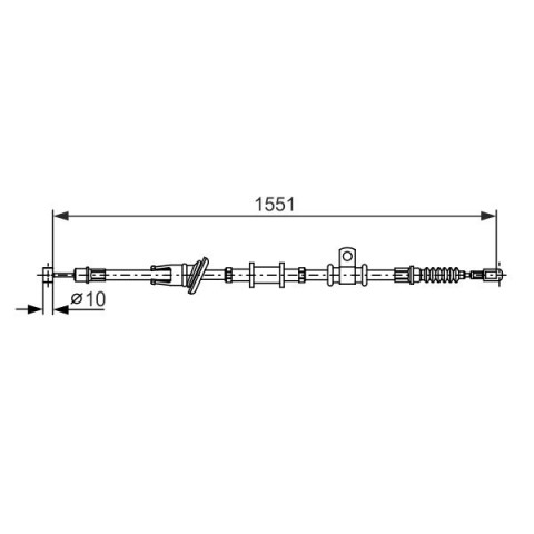 BOSCH - 1 987 482 400 - El Freni Teli