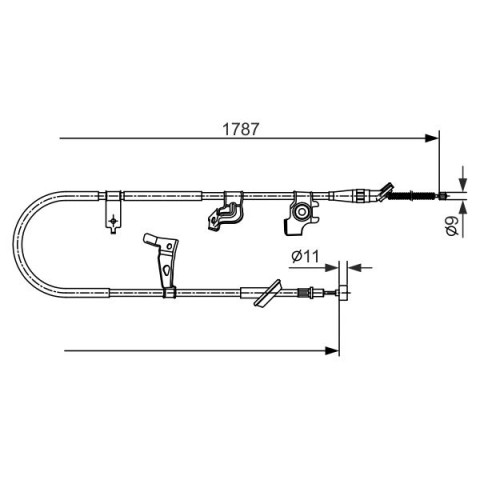 BOSCH - 1 987 482 435 - El Freni Teli