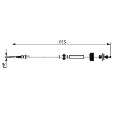 BOSCH - 1 987 482 791 - El Freni Teli