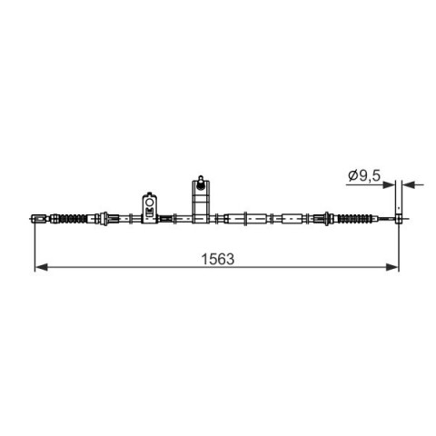 BOSCH - 1 987 482 897 - El Freni Teli