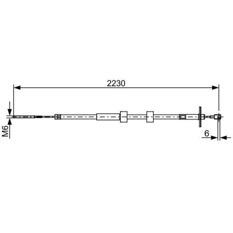 BOSCH - 1 987 482 500 - El Freni Teli