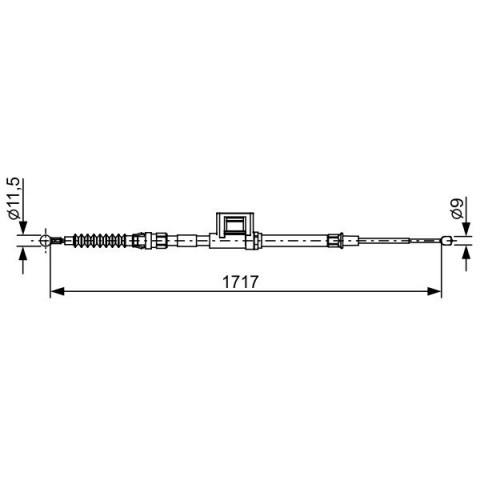 BOSCH - 1 987 482 644 - El Freni Teli