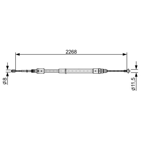 BOSCH - 1 987 482 409 - El Freni Teli