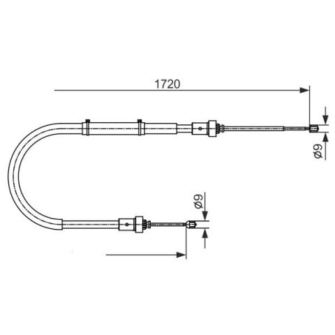 BOSCH - 1 987 482 411 - El Freni Teli