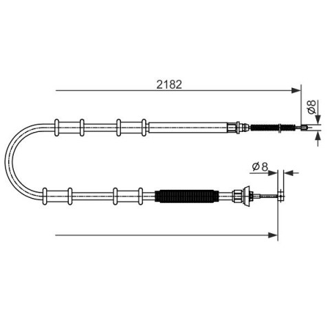 BOSCH - 1 987 482 594 - El Freni Teli