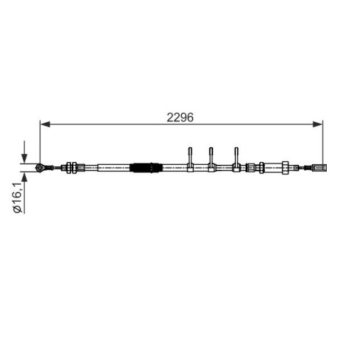 BOSCH - 1 987 482 595 - El Freni Teli