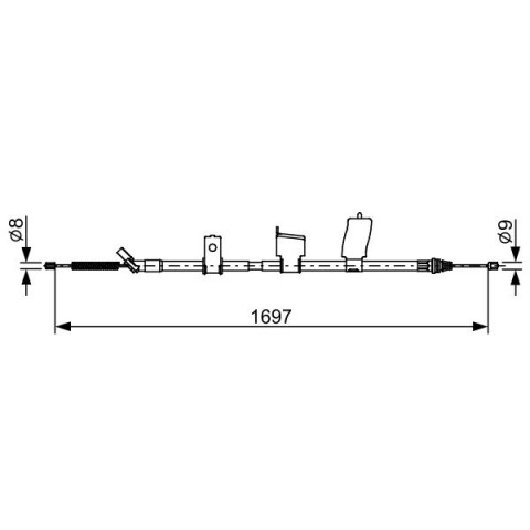BOSCH - 1 987 482 627 - El Freni Teli