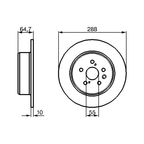 BOSCH - 0 986 479 243 - Fren Diski
