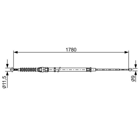BOSCH - 1 987 482 458 - El Freni Teli