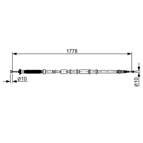 BOSCH - 1 987 482 509 - El Freni Teli