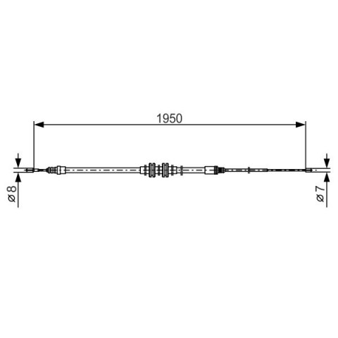 BOSCH - 1 987 482 785 - El Freni Teli