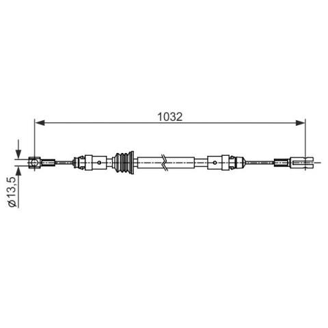 BOSCH - 1 987 482 548 - El Freni Teli