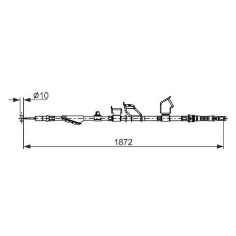 BOSCH - 1 987 482 910 - El Freni Teli