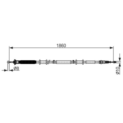 BOSCH - 1 987 482 579 - El Freni Teli