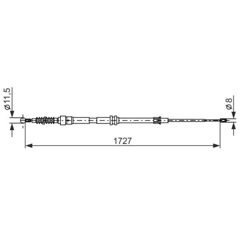 BOSCH - 1 987 482 872 - El Freni Teli