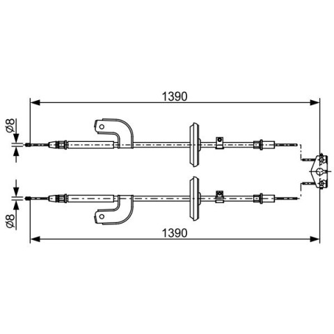 BOSCH - 1 987 482 459 - El Freni Teli