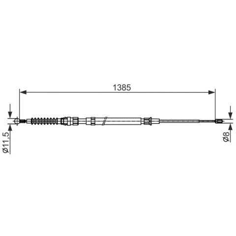 BOSCH - 1 987 482 584 - El Freni Teli