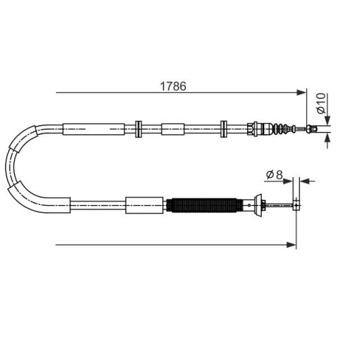 BOSCH - 1 987 482 589 - El Freni Teli
