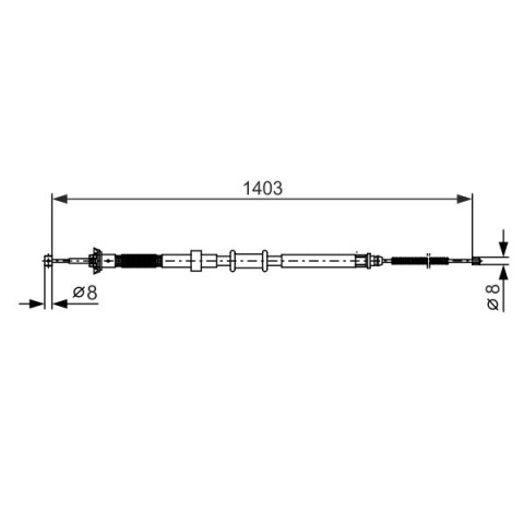 BOSCH - 1 987 482 390 - El Freni Teli