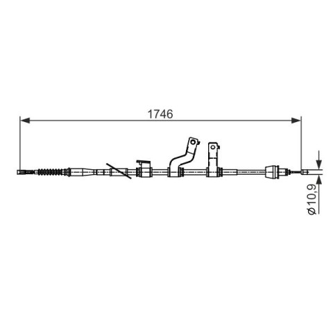 BOSCH - 1 987 482 572 - El Freni Teli