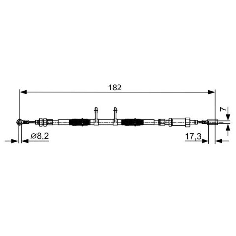 BOSCH - 1 987 482 450 - El Freni Teli