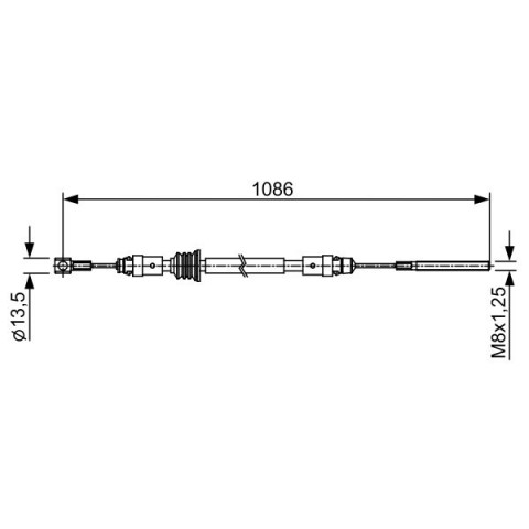 BOSCH - 1 987 482 547 - El Freni Teli
