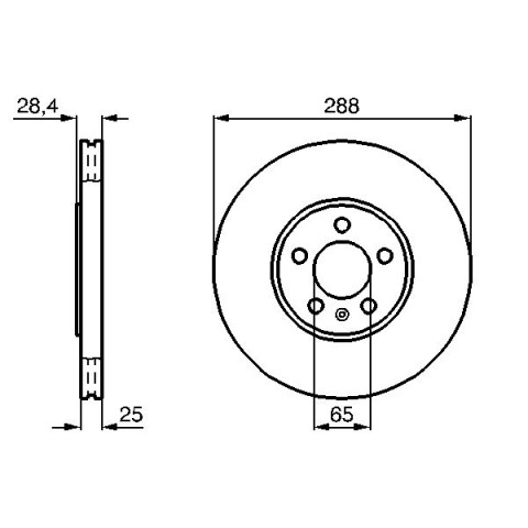 BOSCH - 0 986 478 619 - Fren Diski