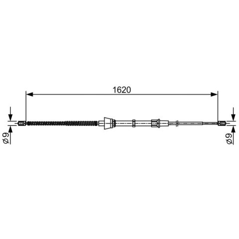 BOSCH - 1 987 482 448 - El Freni Teli