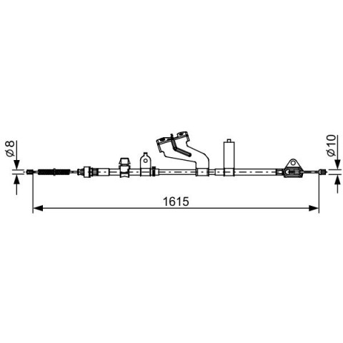 BOSCH - 1 987 482 656 - El Freni Teli