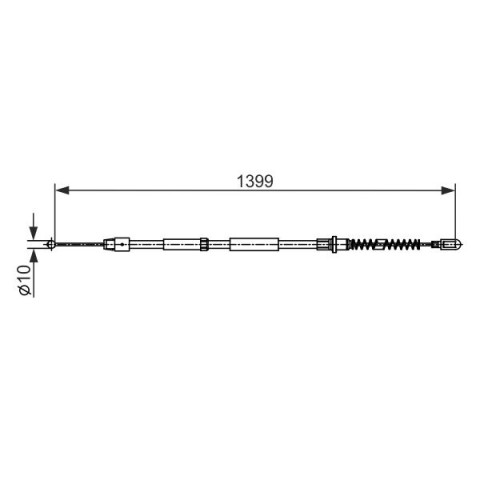 BOSCH - 1 987 482 539 - El Freni Teli