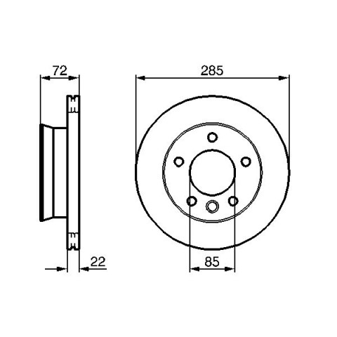 BOSCH - 0 986 479 212 - Fren Diski