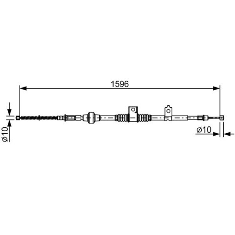 BOSCH - 1 987 482 520 - El Freni Teli