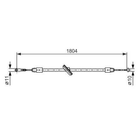 BOSCH - 1 987 482 380 - El Freni Teli