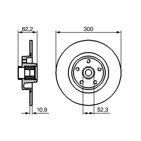 BOSCH - 0 986 479 280 - Fren Diski