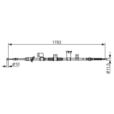 BOSCH - 1 987 482 571 - El Freni Teli