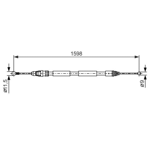 BOSCH - 1 987 482 388 - El Freni Teli