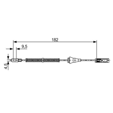 BOSCH - 1 987 482 449 - El Freni Teli