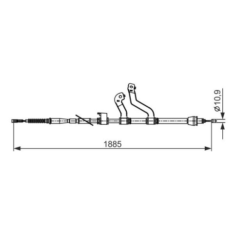 BOSCH - 1 987 482 573 - El Freni Teli