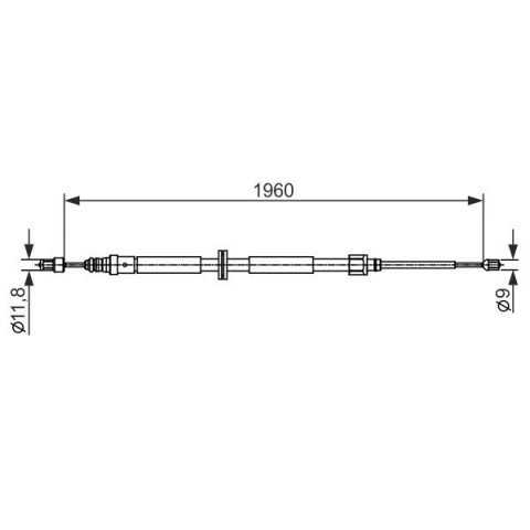 BOSCH - 1 987 482 432 - El Freni Teli