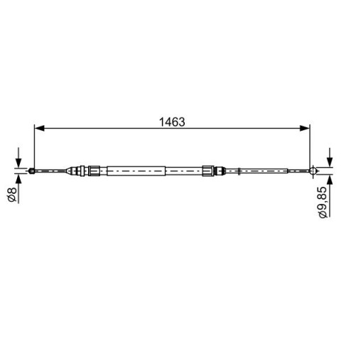 BOSCH - 1 987 482 492 - El Freni Teli