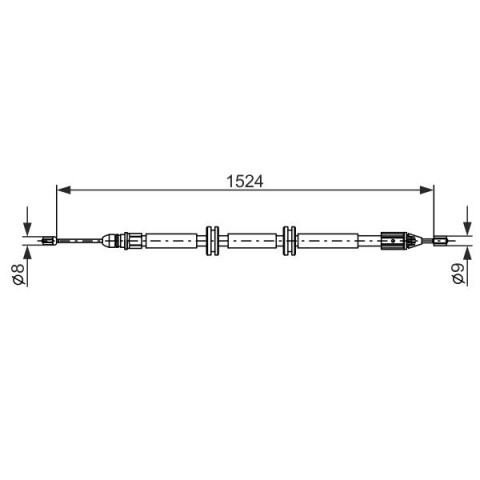 BOSCH - 1 987 482 888 - El Freni Teli