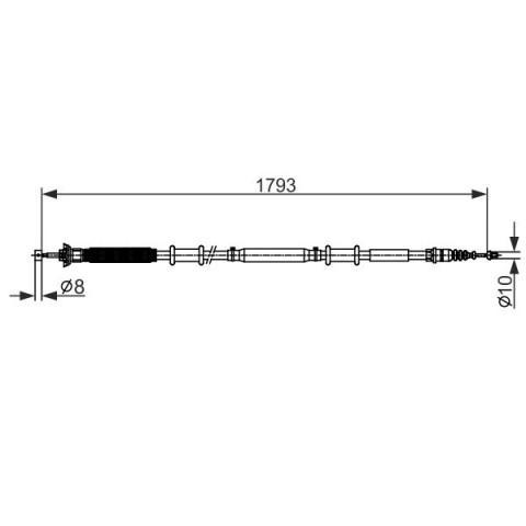 BOSCH - 1 987 482 580 - El Freni Teli