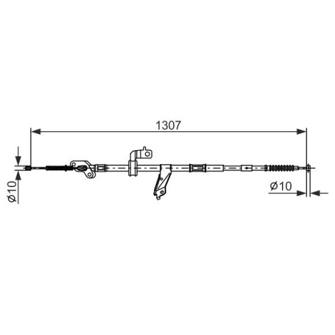BOSCH - 1 987 482 901 - El Freni Teli