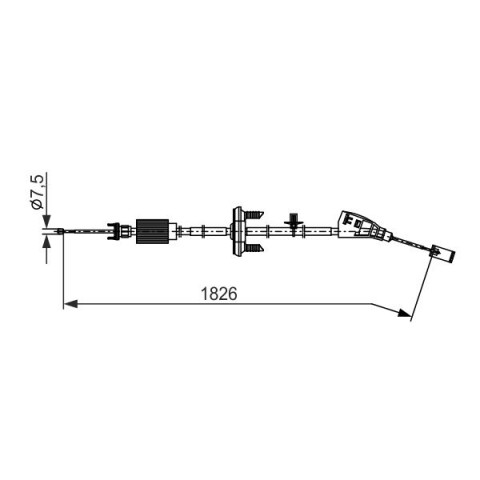 BOSCH - 1 987 482 795 - El Freni Teli
