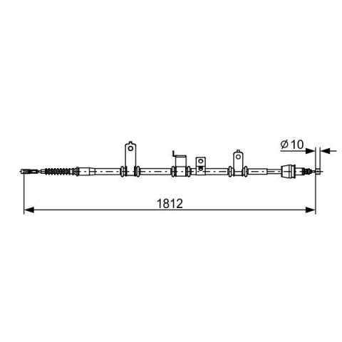 BOSCH - 1 987 482 615 - El Freni Teli